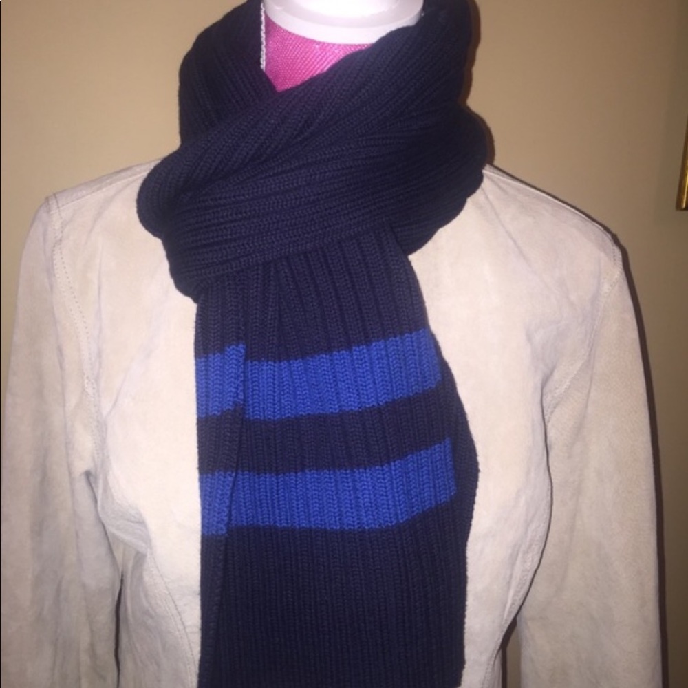 Navy scarf by JCREW